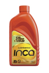 [GAS.S/SSQ10W30CJ] INCA SEMI SINTETICO API SQ SAE 10W30 EN CAJA DE 1/4 DE GALON NARANJA